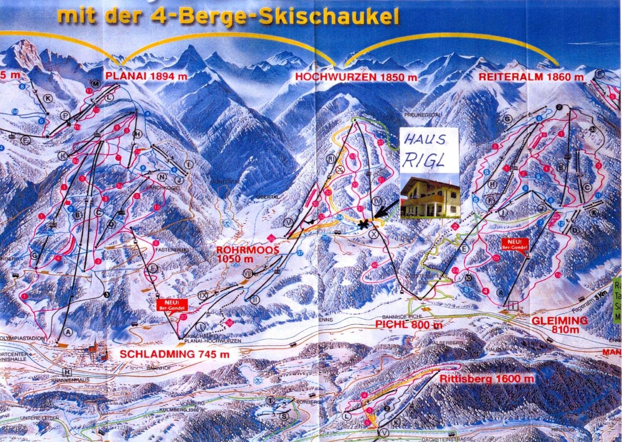 Appartement Haus Rigl à Schladming Extérieur photo